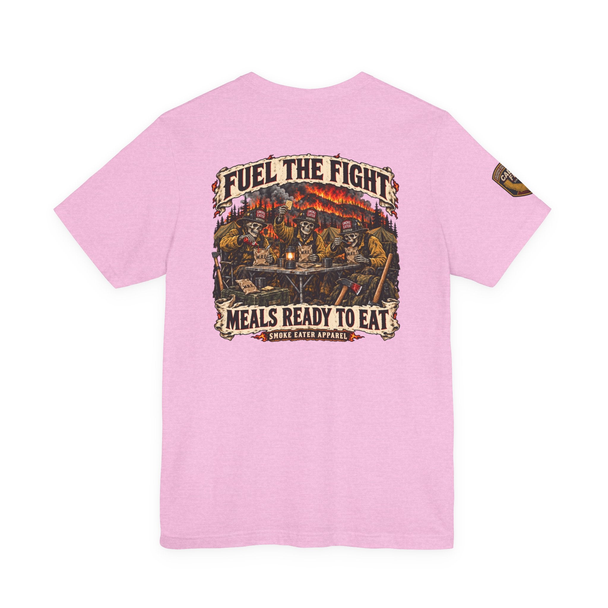 Meals Ready to Eat – Skeleton Wildland Firefighter M.R.E. T-Shirt