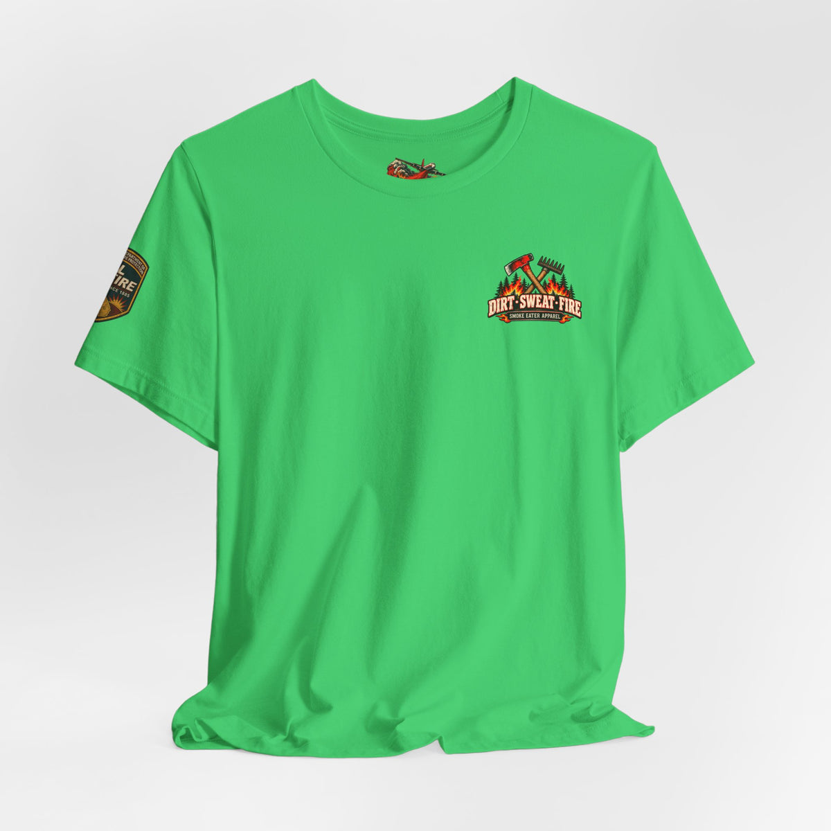 Dirt Sweat Fire – Women’s Wildland Firefighter Hand Crew T-Shirt