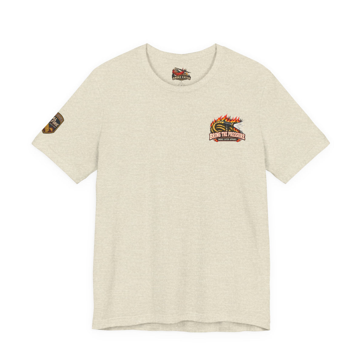 Bring the Pressure – Female Wildland Firefighter Hose Crew T-Shirt