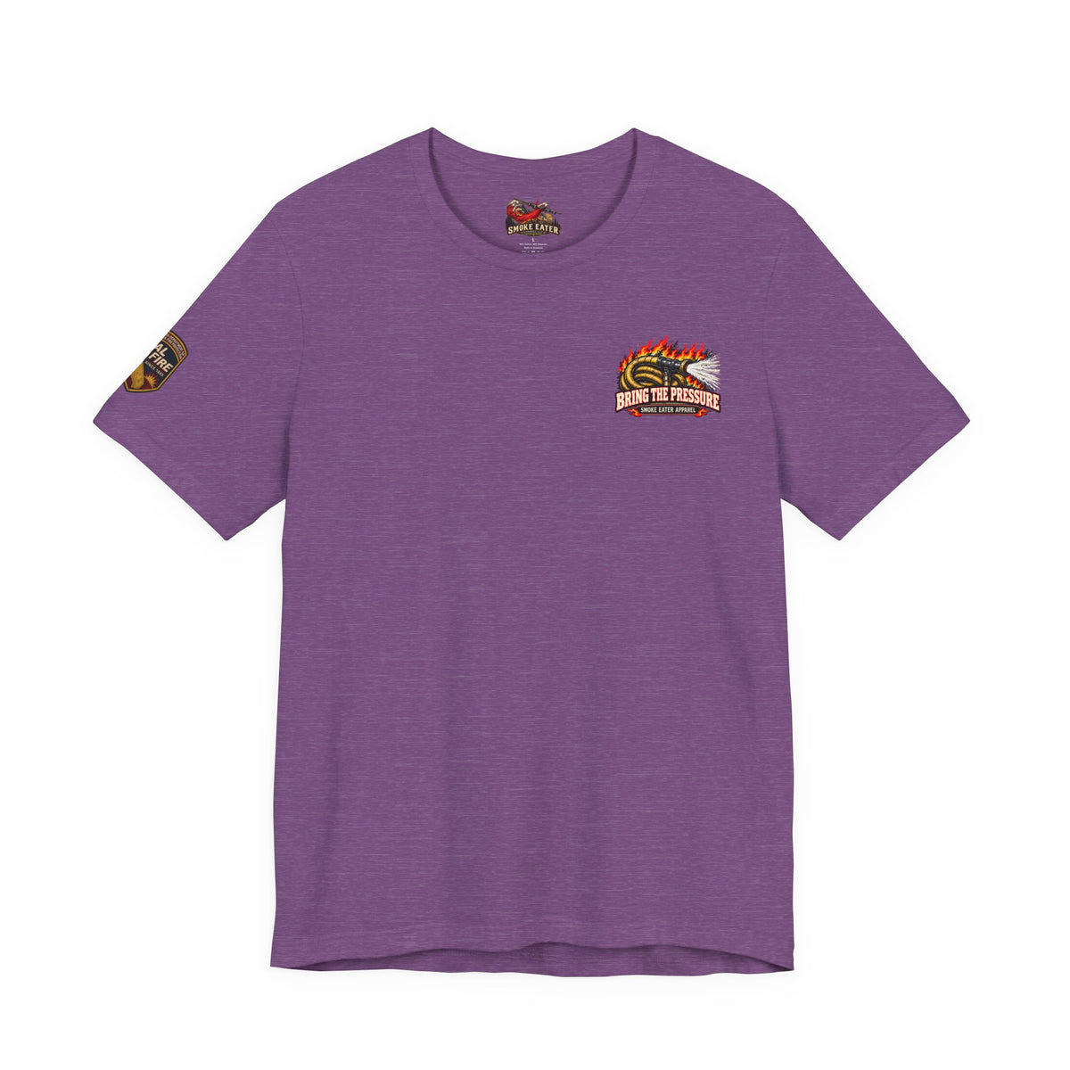 Bring the Pressure – Female Wildland Firefighter Hose Crew T-Shirt