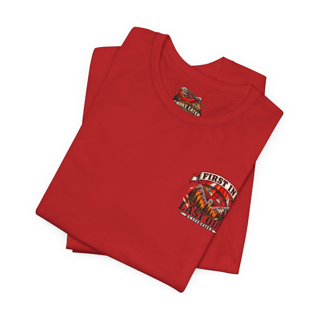 Copy of Skull Firefighter Graphic Tee | CAL FIRE Plane, Wildfire Smoke