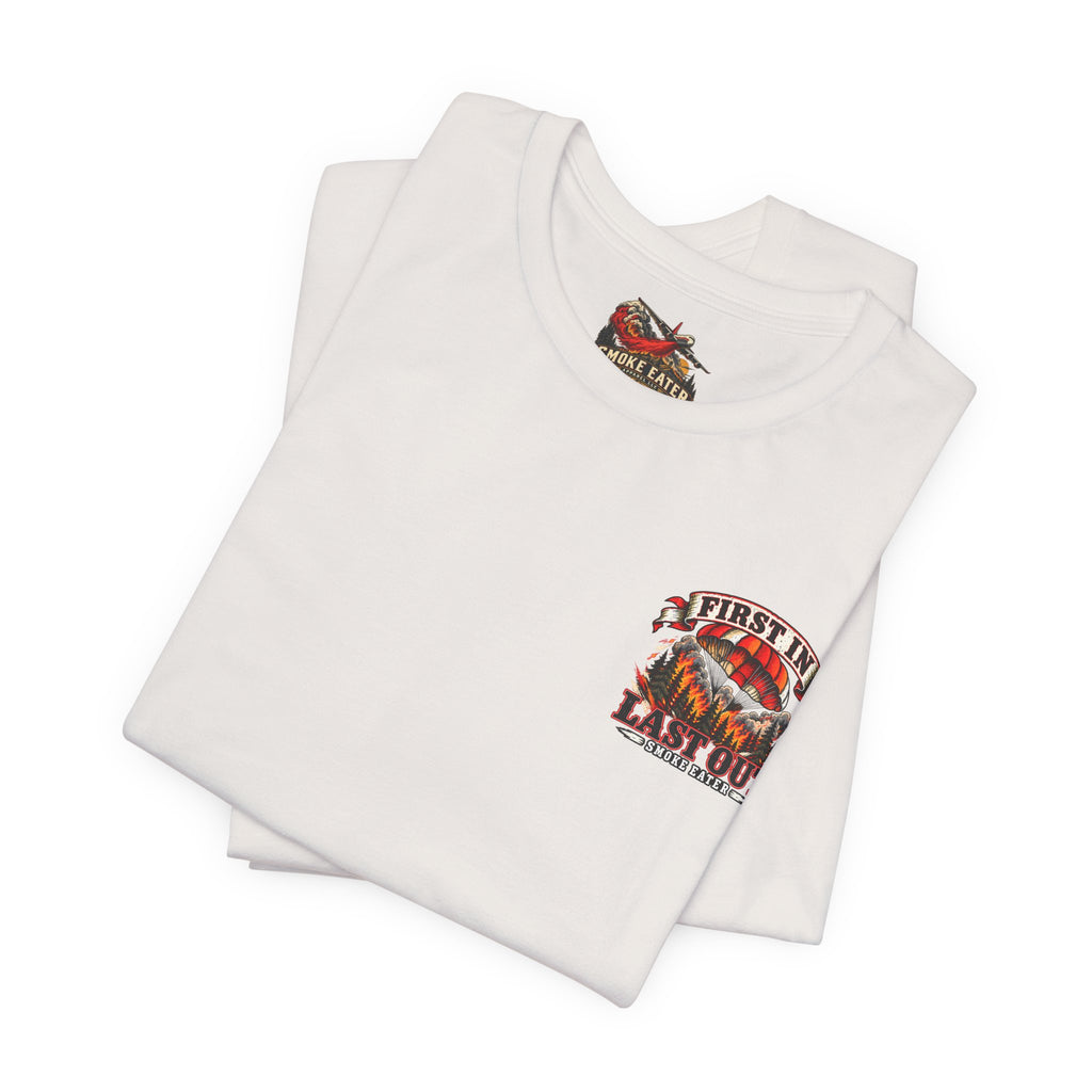 Skull Firefighter Graphic Tee | CAL FIRE Plane, Wildfire Smoke