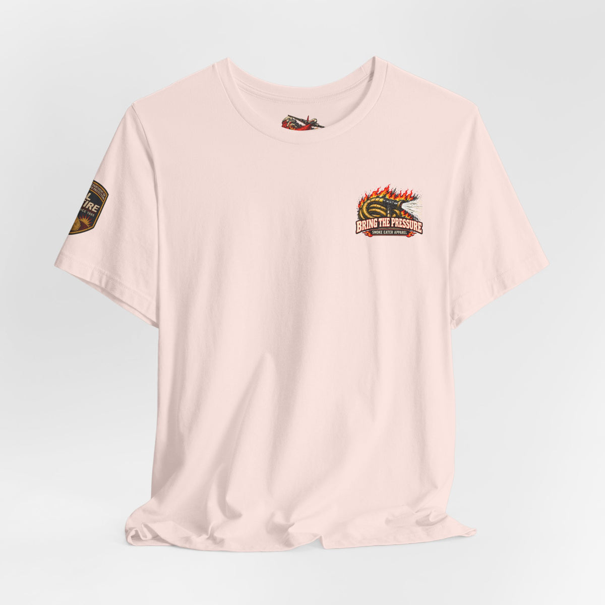Bring the Pressure – Female Wildland Firefighter Hose Crew T-Shirt