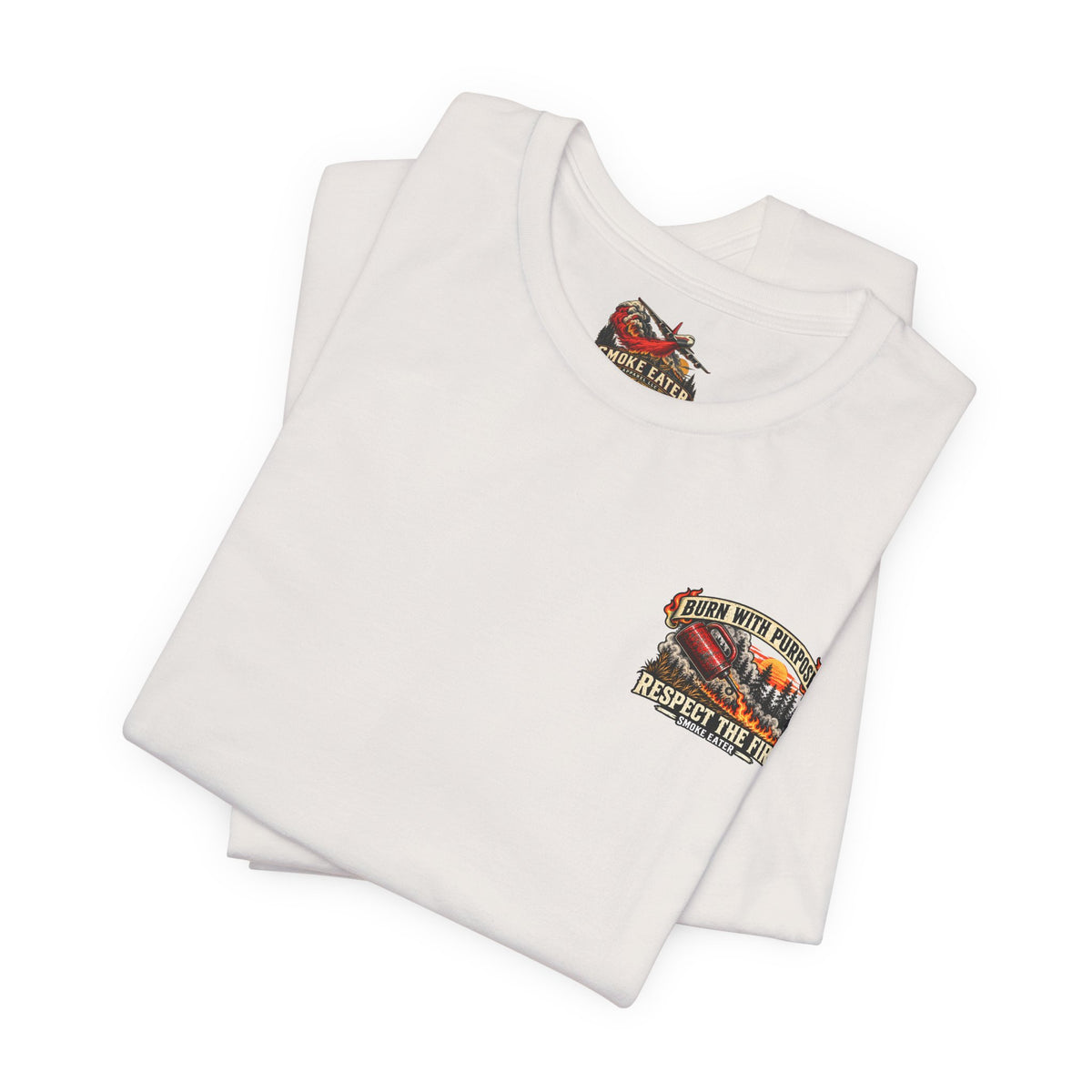Skull Firefighter Graphic Tee | CAL FIRE Plane, Wildfire Smoke
