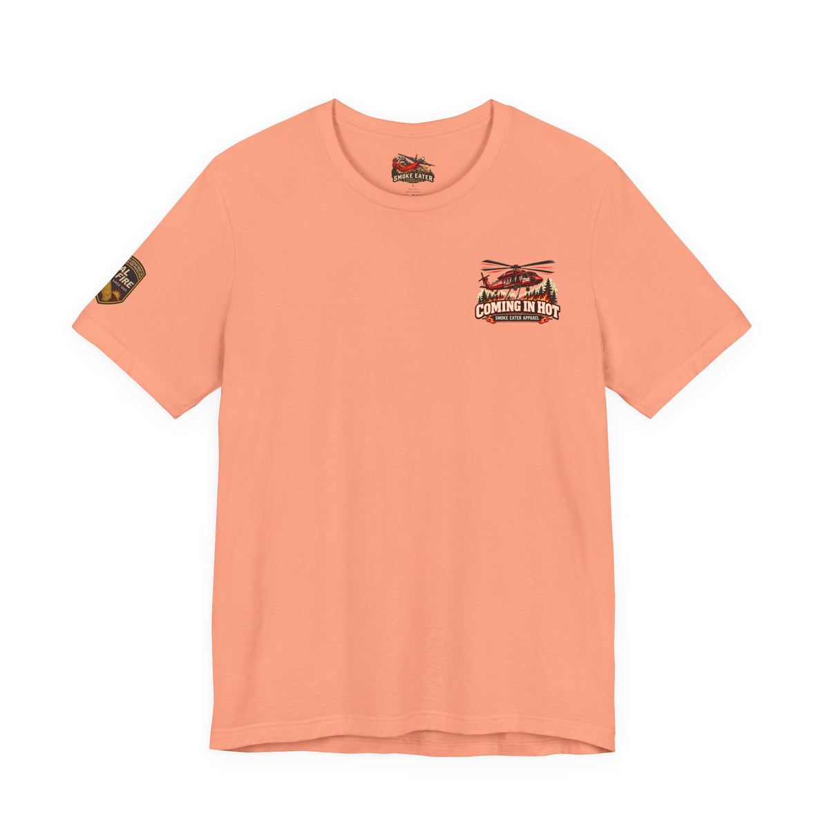 Coming in Hot – Female Helicopter Wildland Firefighter T-Shirt