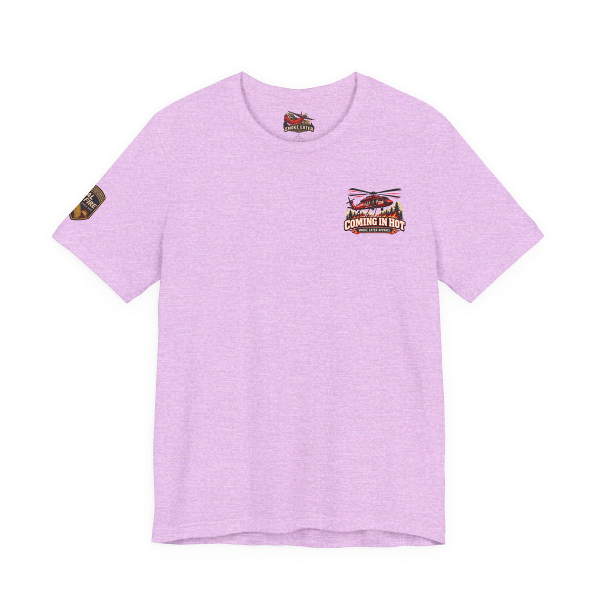 Coming in Hot – Female Helicopter Wildland Firefighter T-Shirt