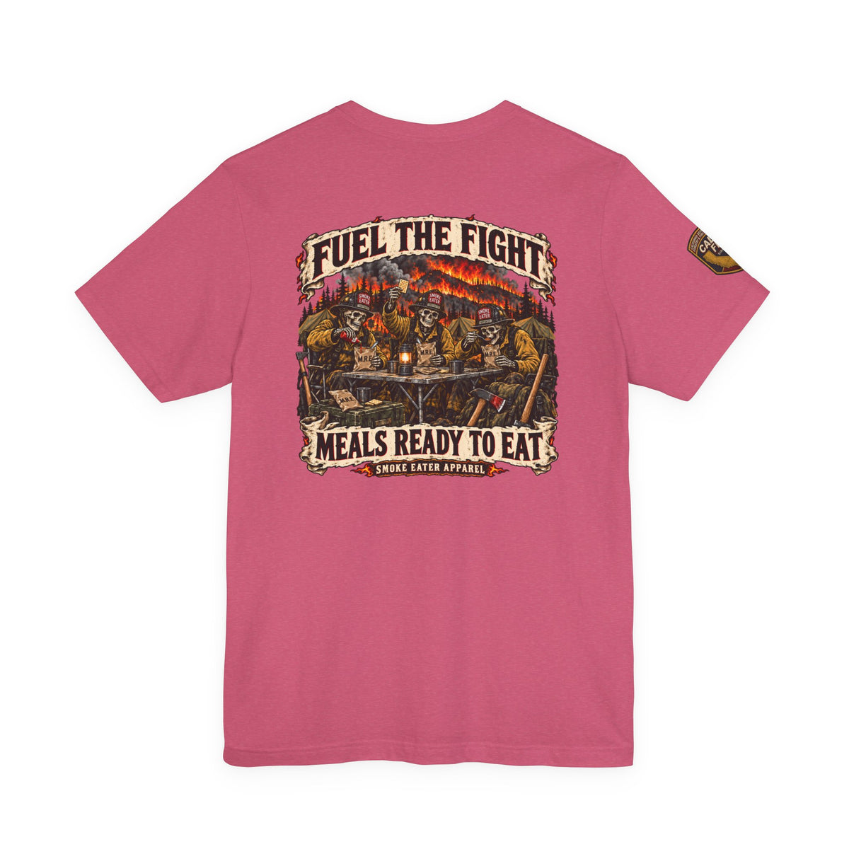 Meals Ready to Eat – Skeleton Wildland Firefighter M.R.E. T-Shirt