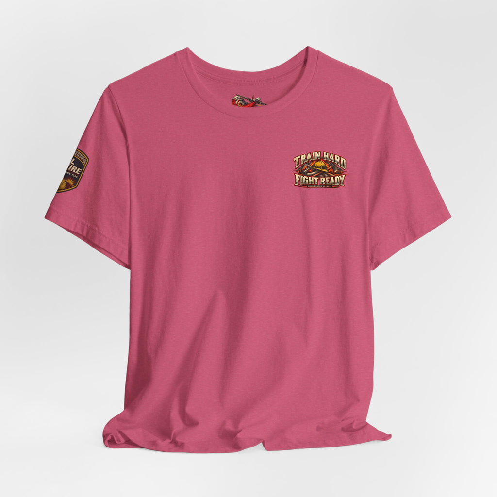 Train Hard, Fight Ready – Wildland Firefighter Smoke Eater Graphic T-Shirt