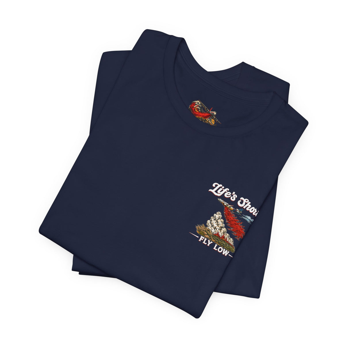 Skull Firefighter Graphic Tee | CAL FIRE Plane, Wildfire Smoke