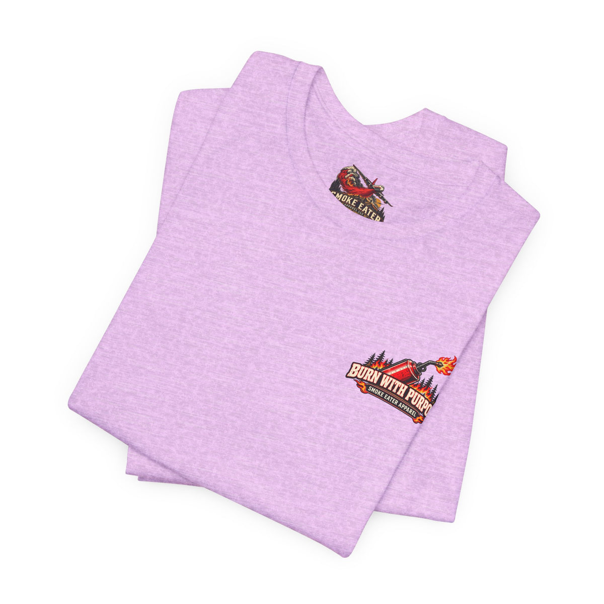 Burn With Purpose – Female Prescribed Burn Firefighter T-Shirt