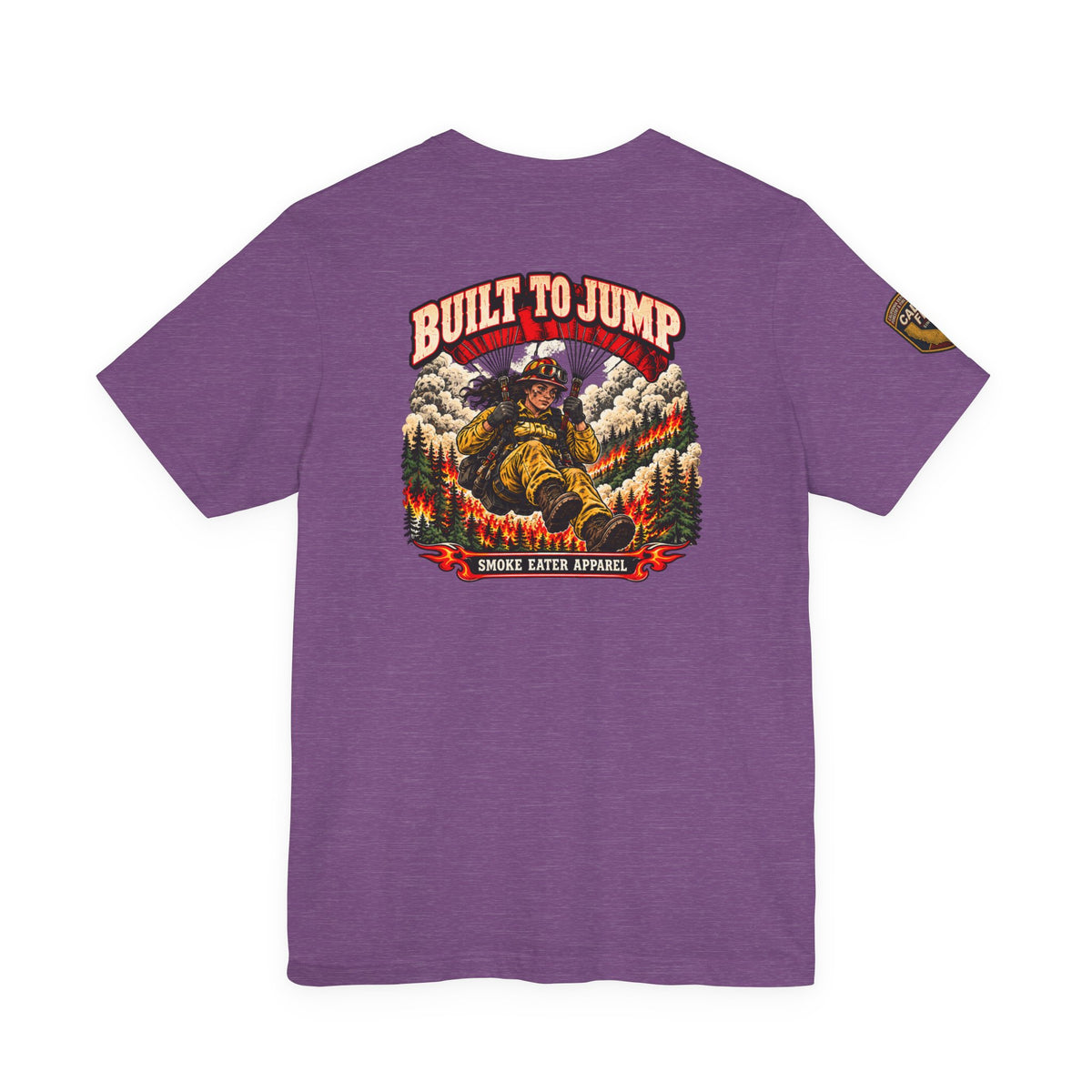 Built to Jump – Women’s Smokejumper Wildland Firefighter T-Shirt