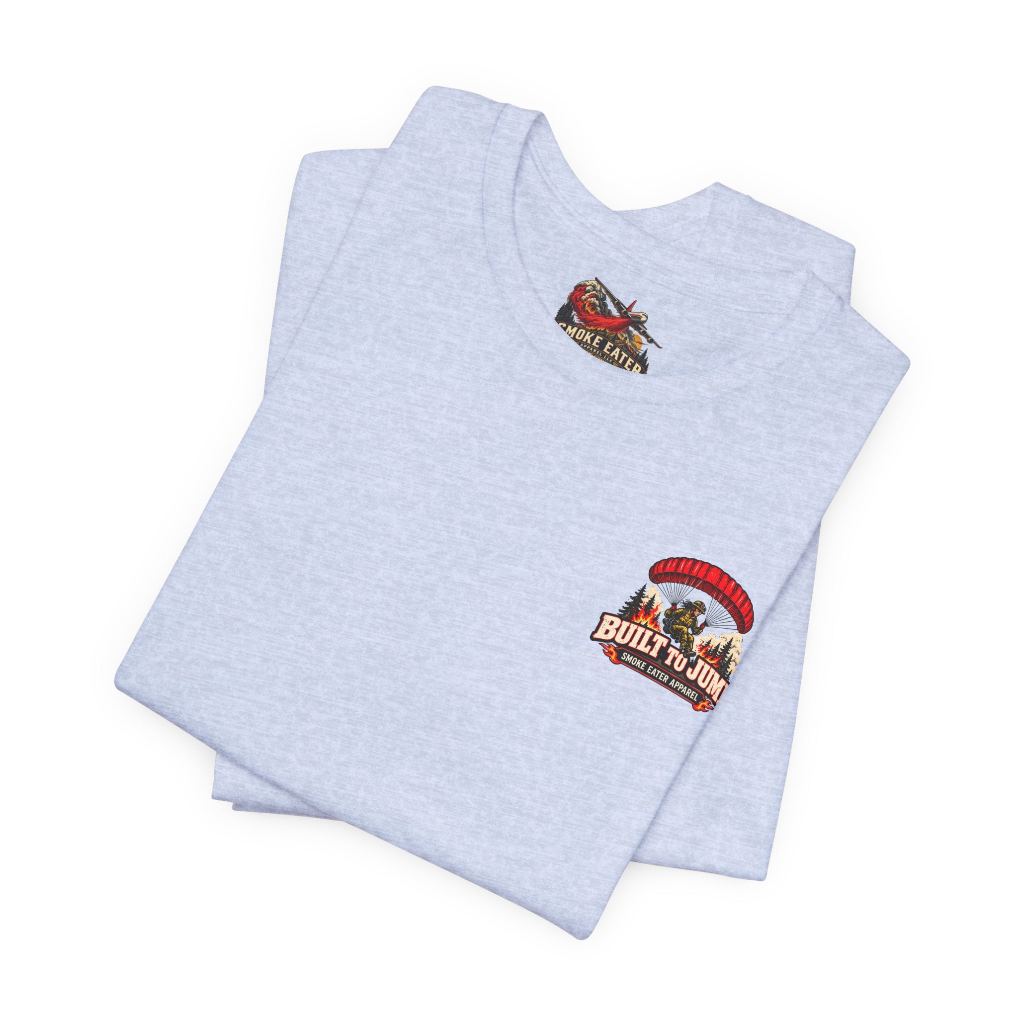 Built to Jump – Women’s Smokejumper Wildland Firefighter T-Shirt