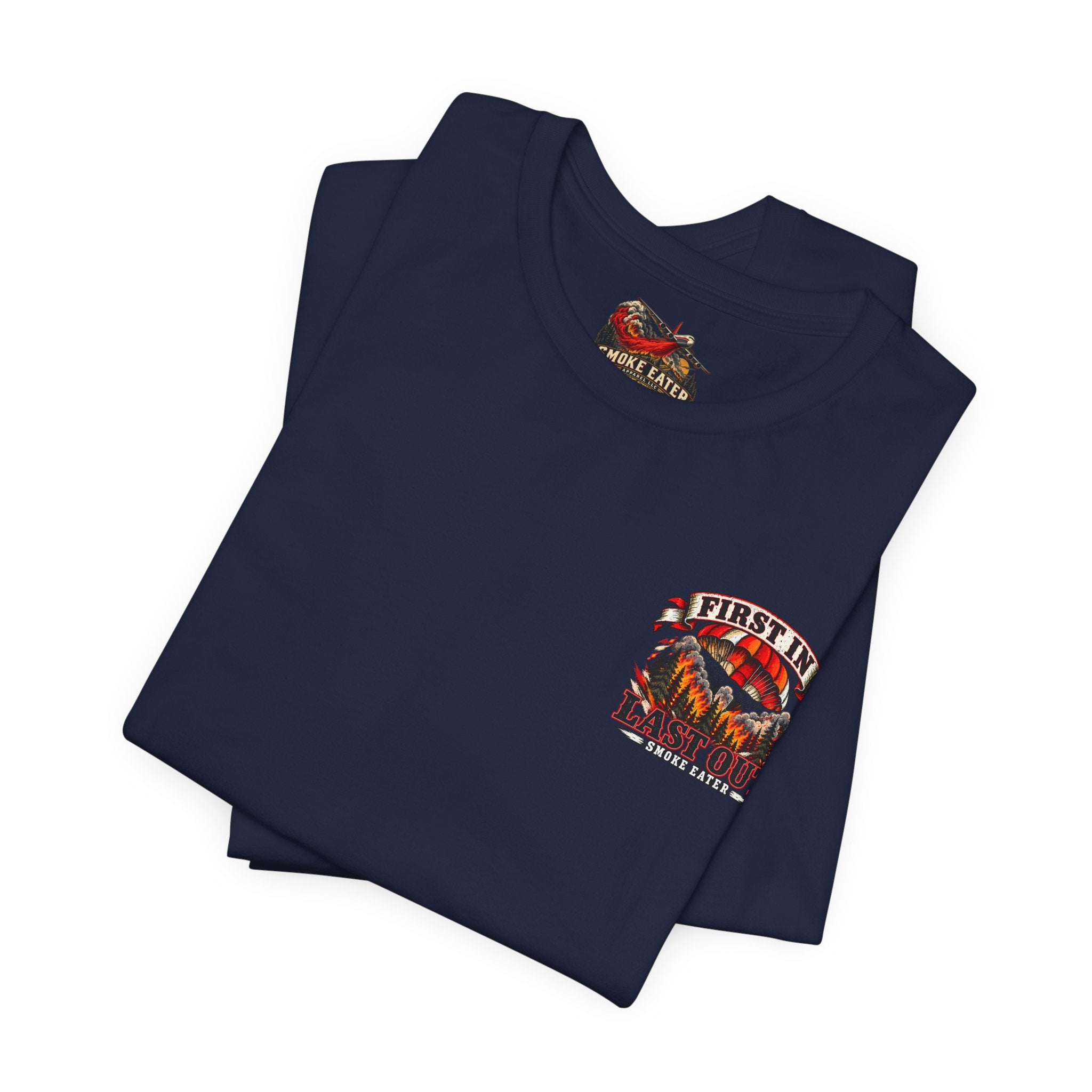 Skull Firefighter Graphic Tee | CAL FIRE Plane, Wildfire Smoke