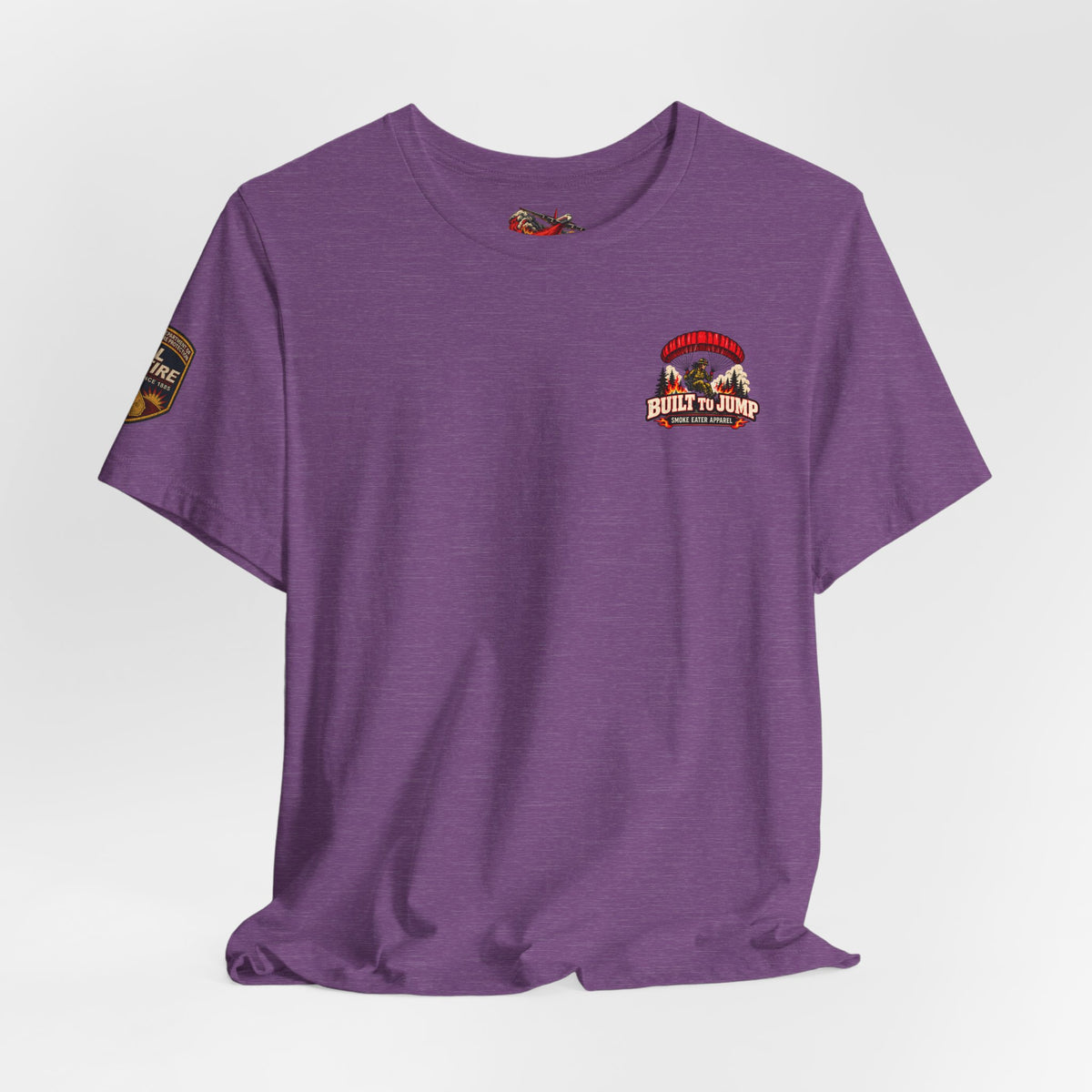 Built to Jump – Women’s Smokejumper Wildland Firefighter T-Shirt
