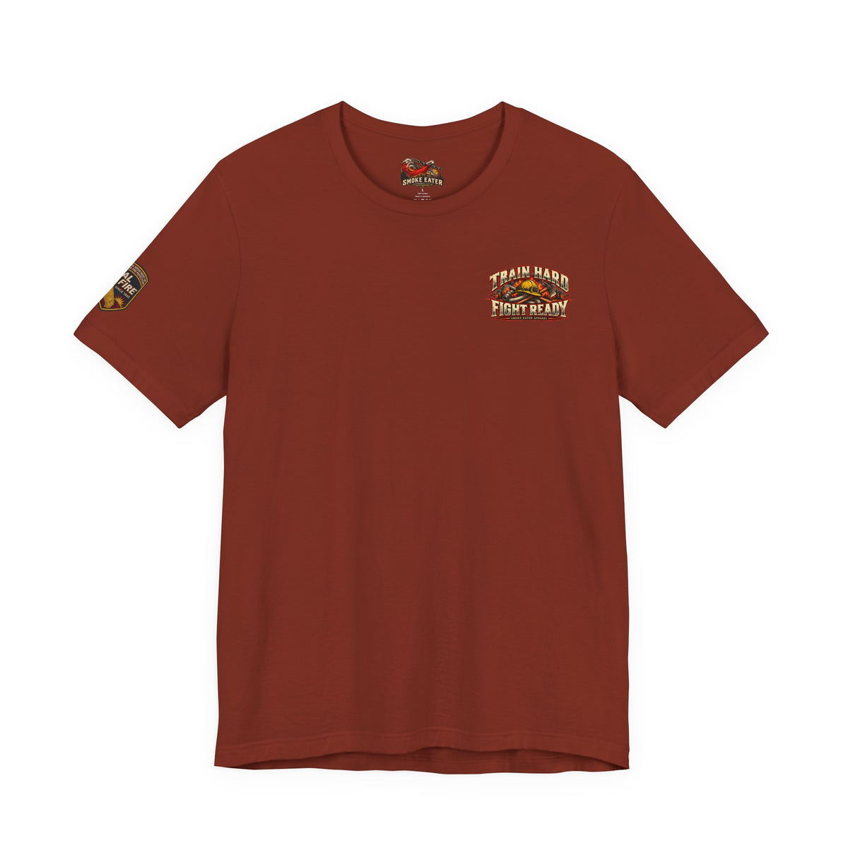 Train Hard, Fight Ready – Wildland Firefighter Smoke Eater Graphic T-Shirt