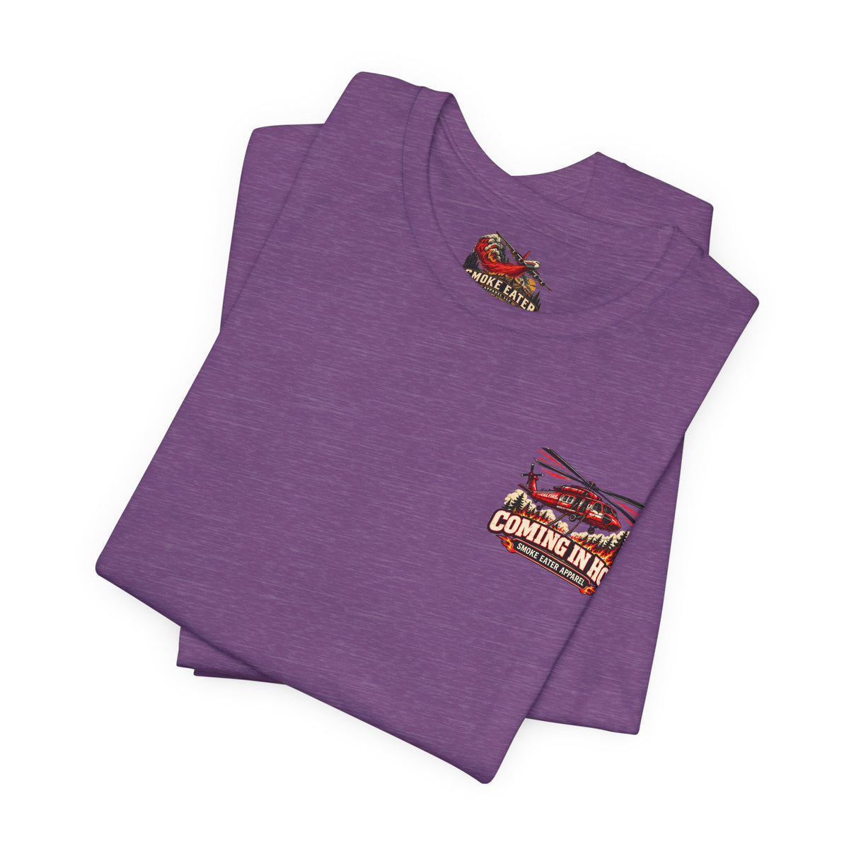 Coming in Hot – Female Helicopter Wildland Firefighter T-Shirt