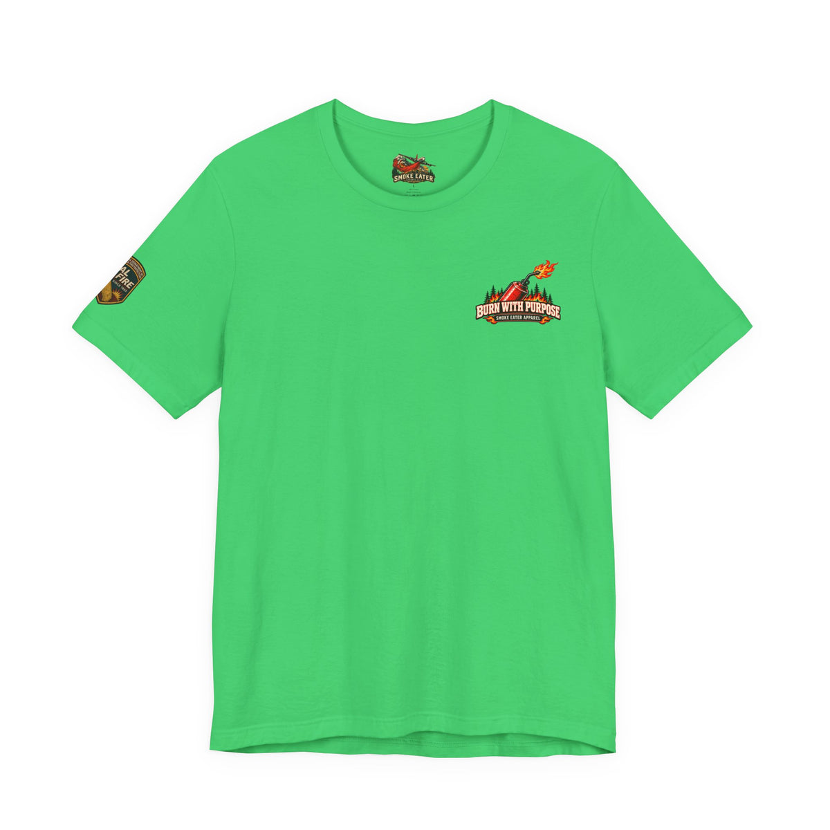 Burn With Purpose – Female Prescribed Burn Firefighter T-Shirt