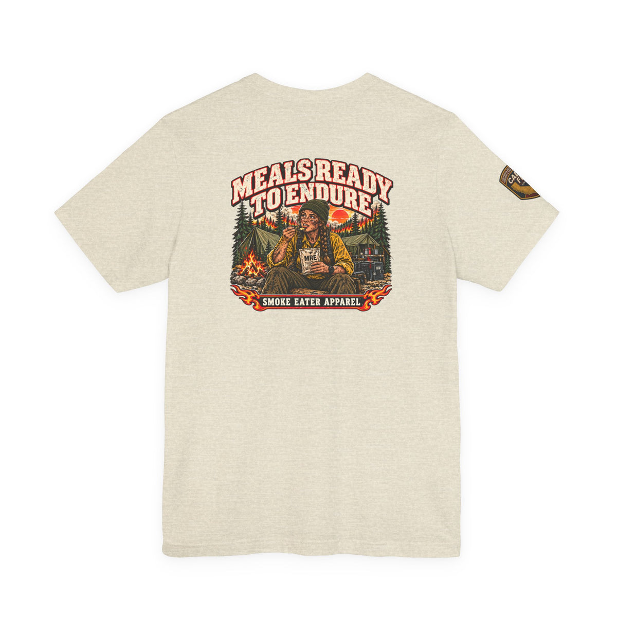 Meals Ready to Endure – Female Wildland Firefighter MRE T-Shirt