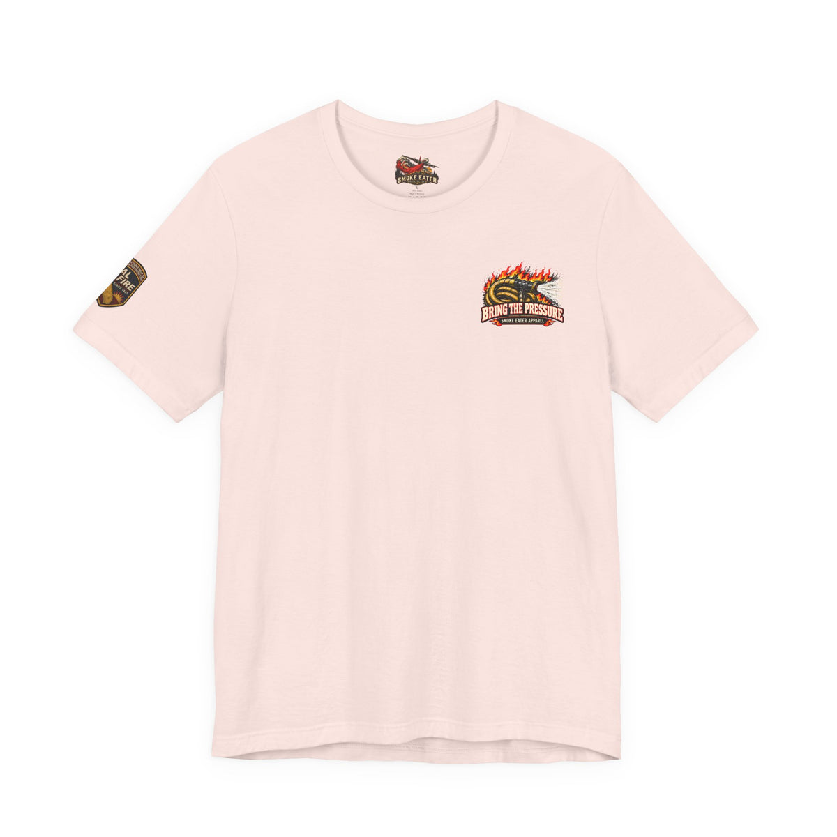 Bring the Pressure – Female Wildland Firefighter Hose Crew T-Shirt