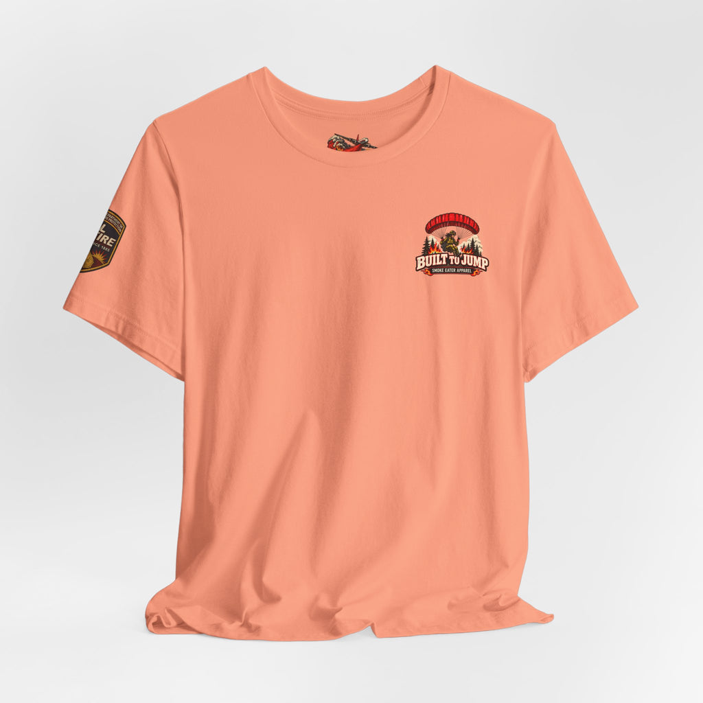 Built to Jump – Women’s Smokejumper Wildland Firefighter T-Shirt