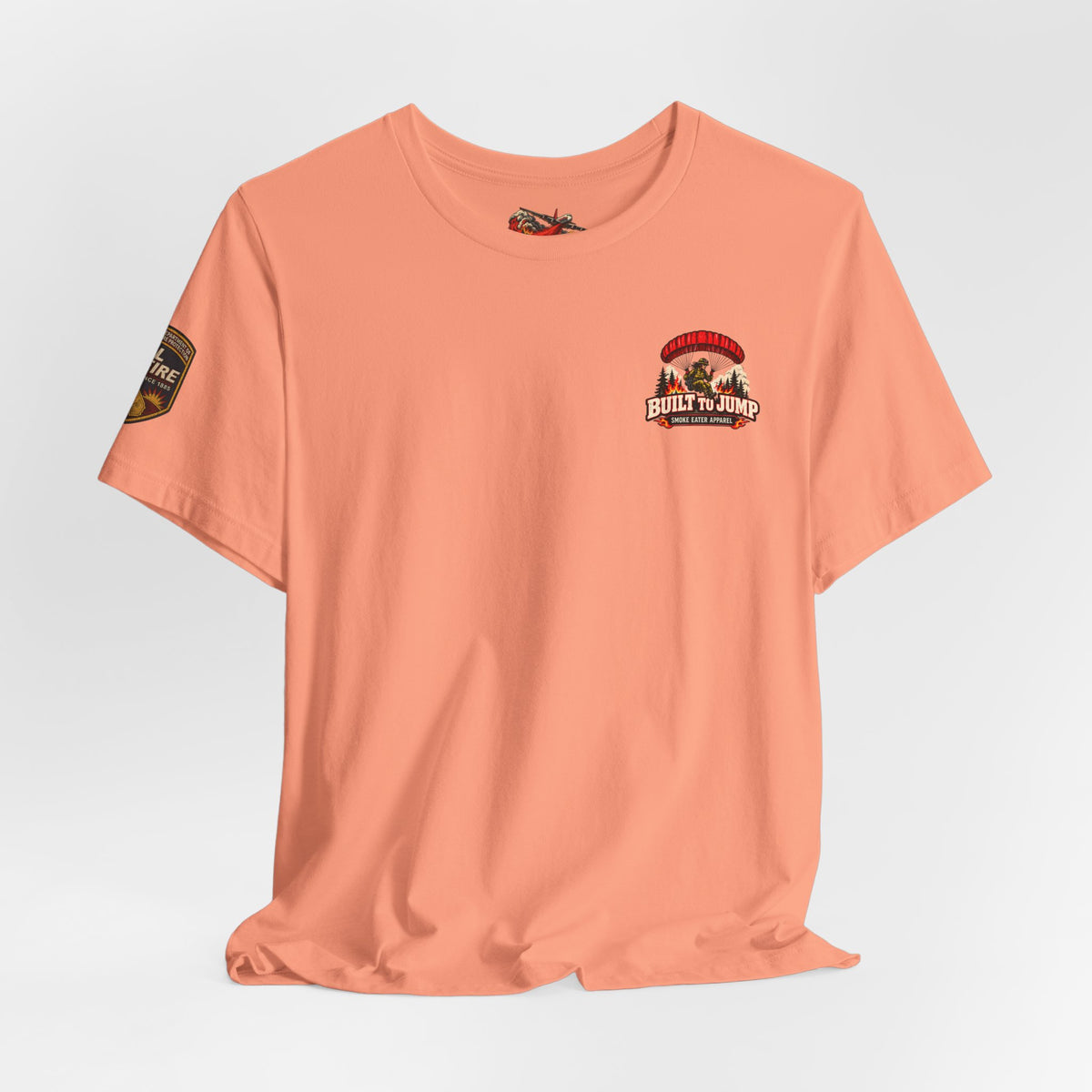 Built to Jump – Women’s Smokejumper Wildland Firefighter T-Shirt