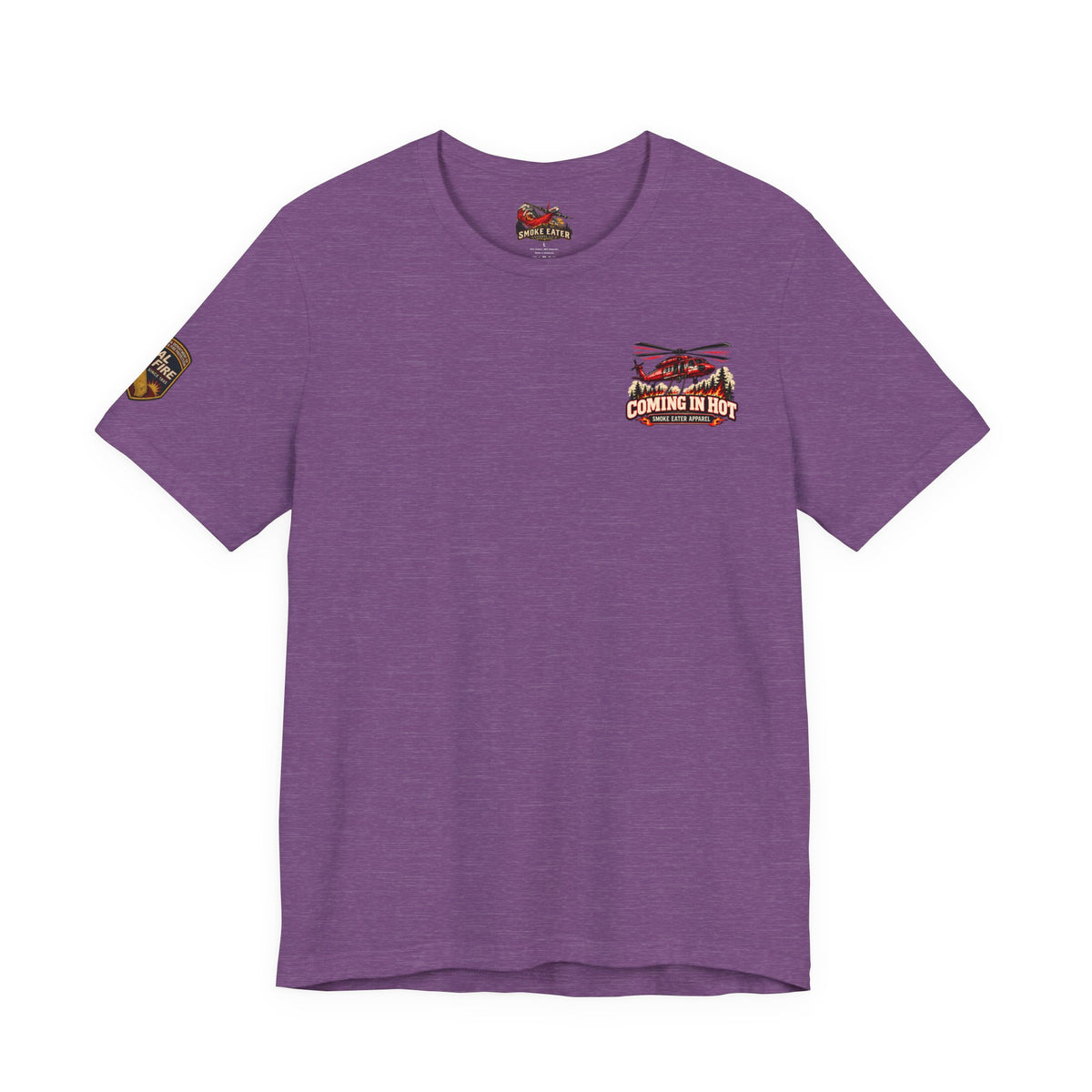 Coming in Hot – Female Helicopter Wildland Firefighter T-Shirt
