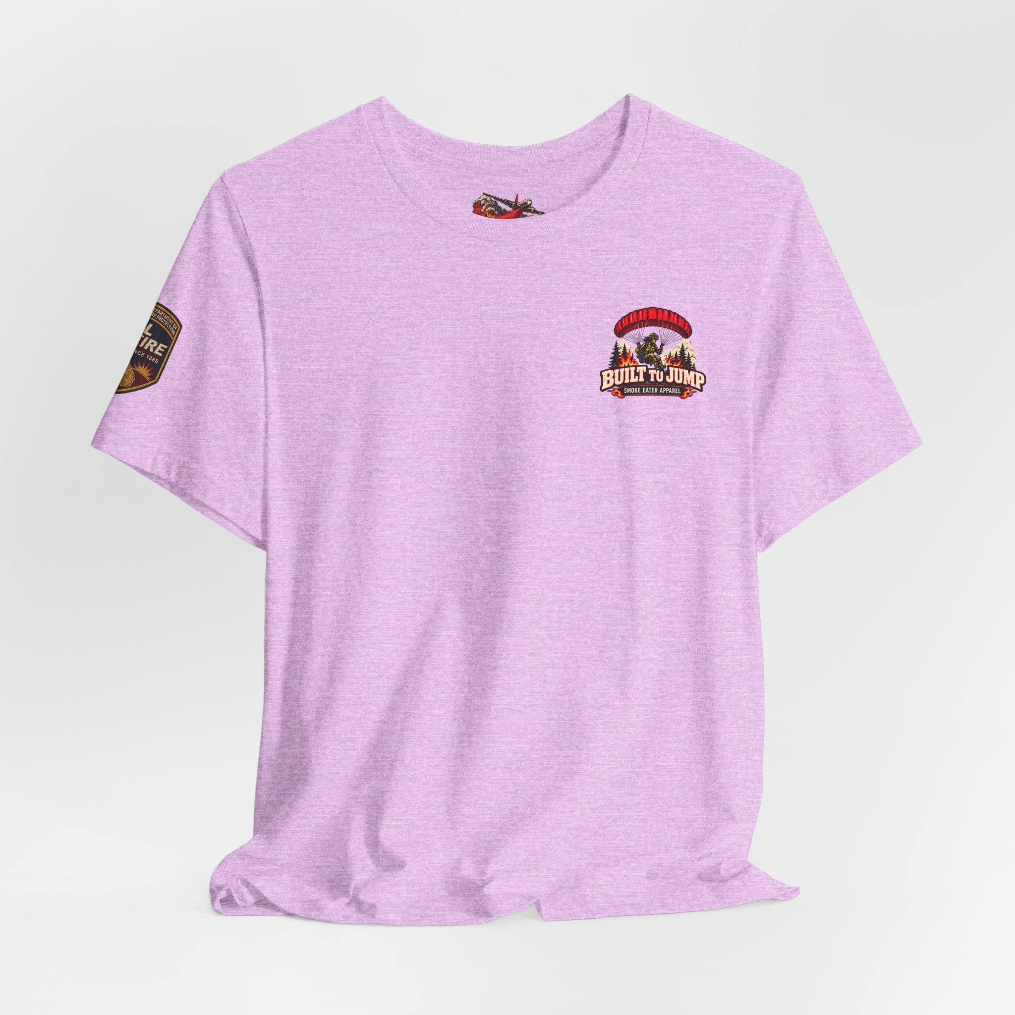 Built to Jump – Women’s Smokejumper Wildland Firefighter T-Shirt