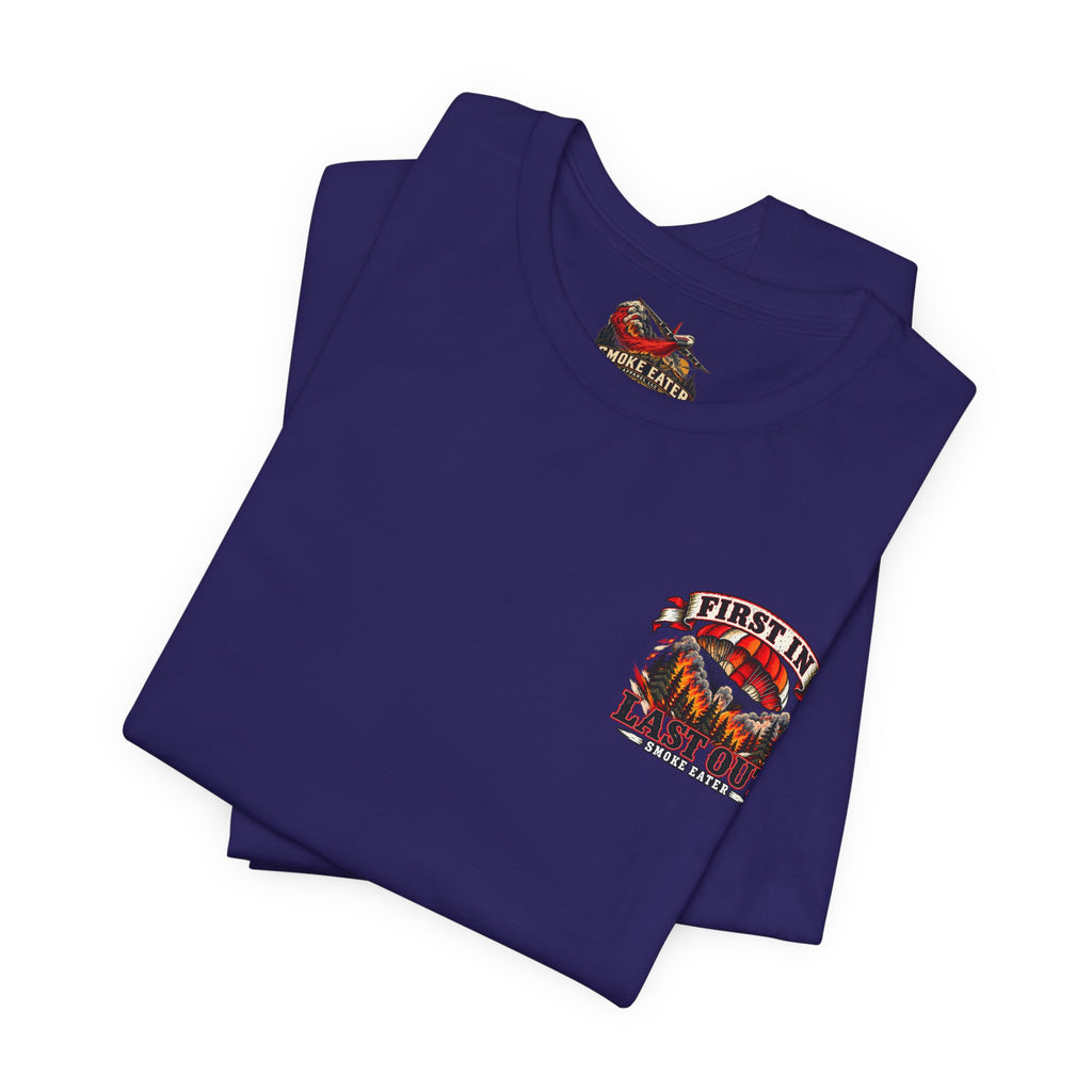 Copy of Skull Firefighter Graphic Tee | CAL FIRE Plane, Wildfire Smoke