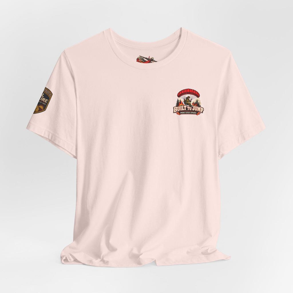 Built to Jump – Women’s Smokejumper Wildland Firefighter T-Shirt