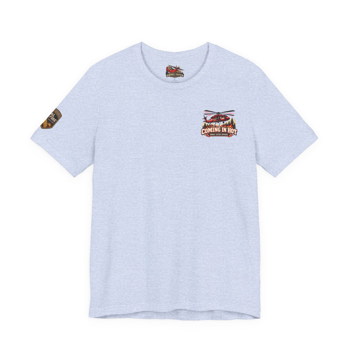 Coming in Hot – Female Helicopter Wildland Firefighter T-Shirt