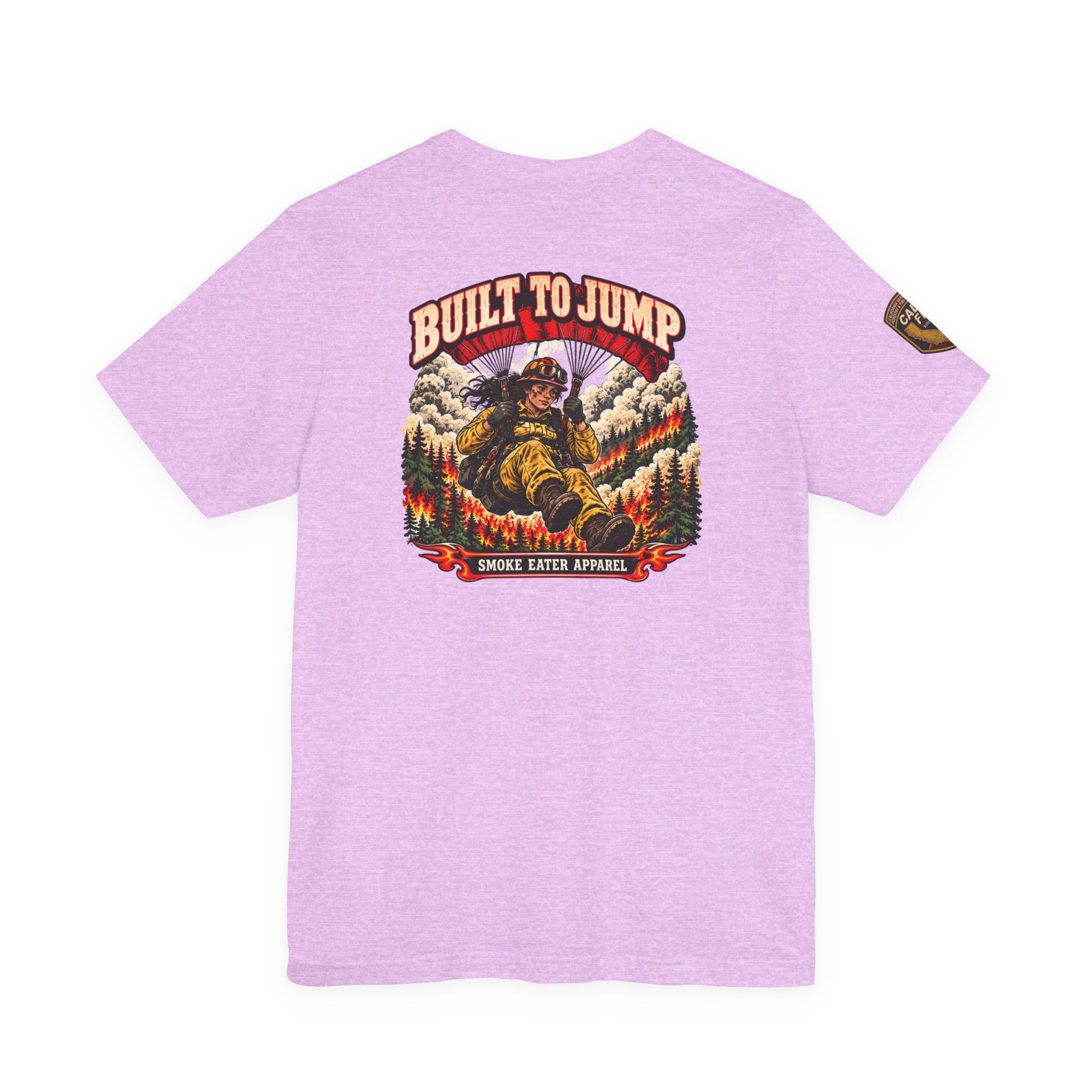 Built to Jump – Women’s Smokejumper Wildland Firefighter T-Shirt