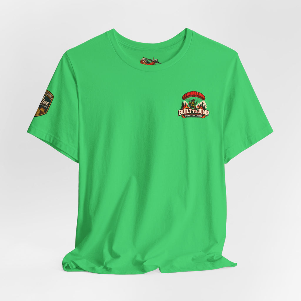Built to Jump – Women’s Smokejumper Wildland Firefighter T-Shirt
