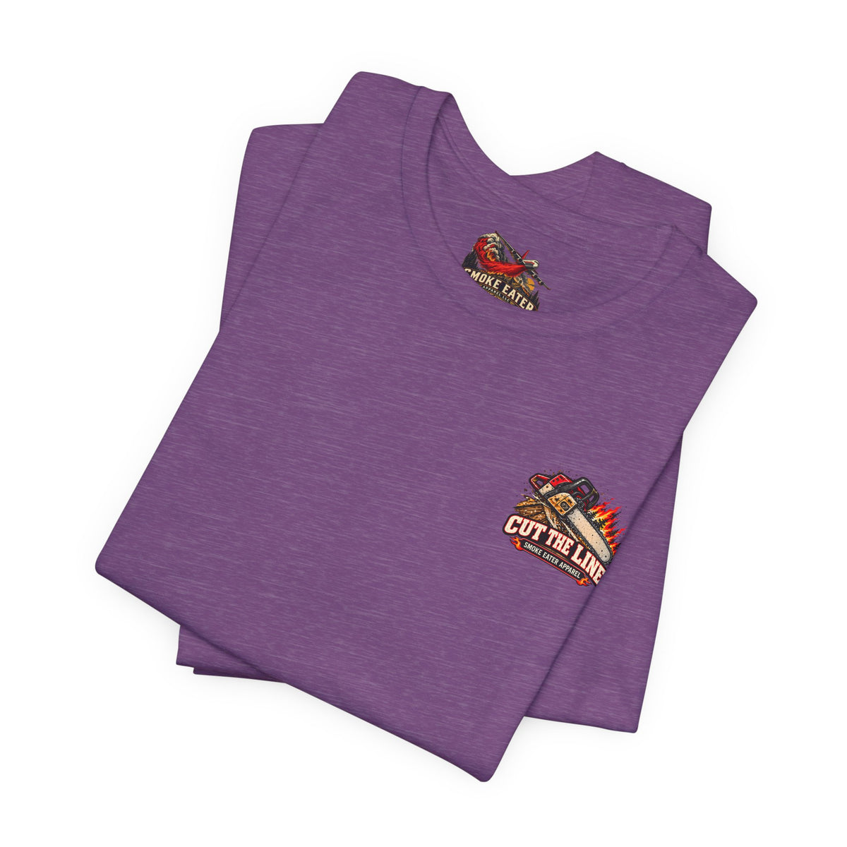 Cut the Line – Female Wildland Firefighter Chainsaw T-Shirt