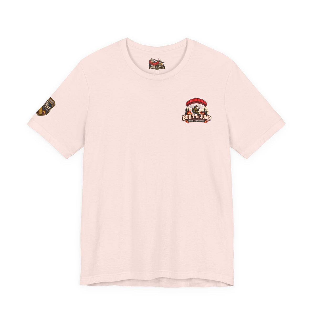 Built to Jump – Women’s Smokejumper Wildland Firefighter T-Shirt