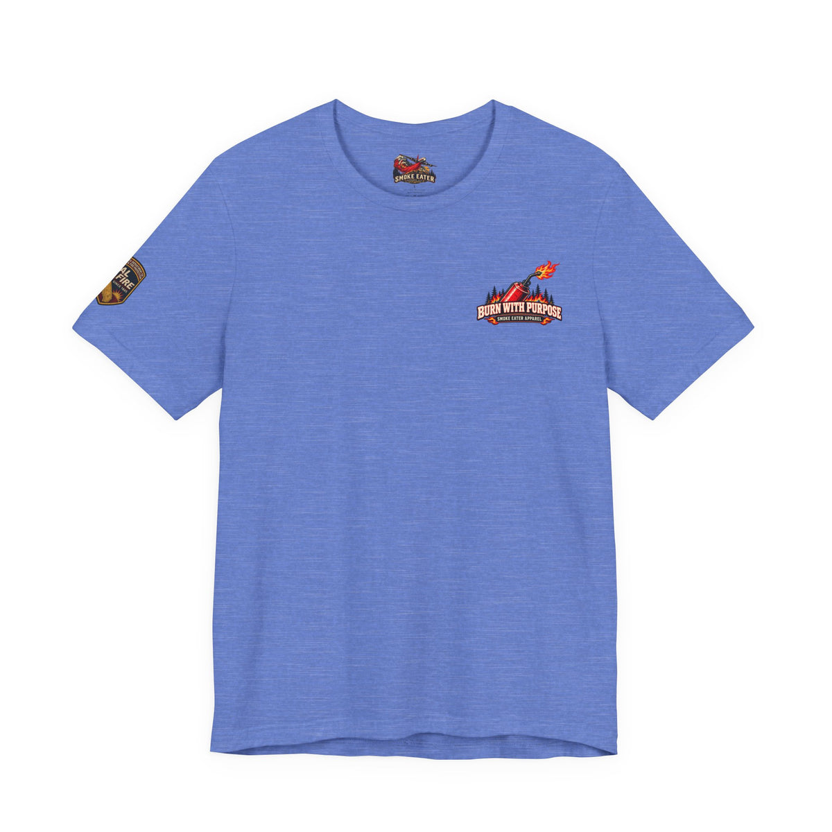 Burn With Purpose – Female Prescribed Burn Firefighter T-Shirt