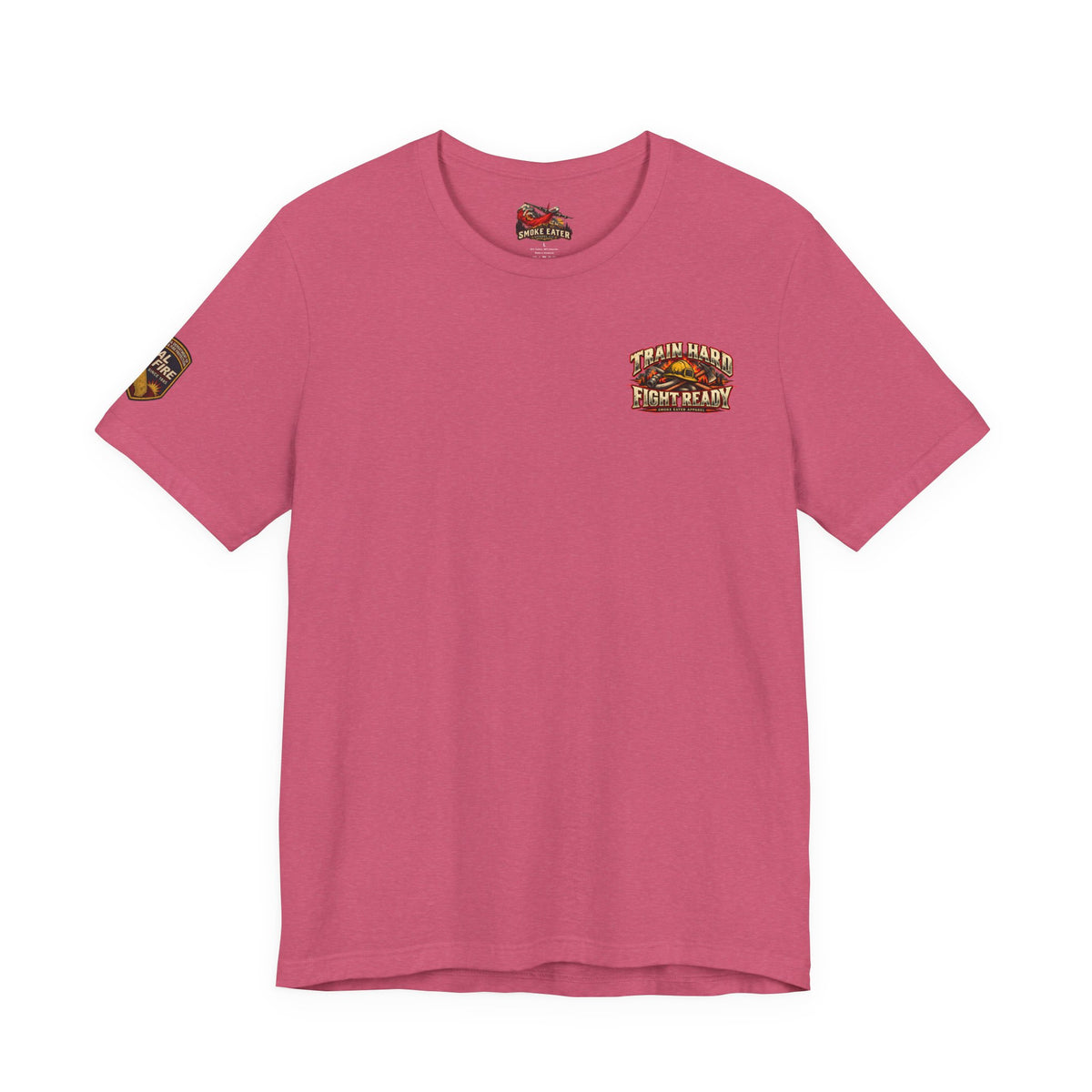 Train Hard, Fight Ready – Wildland Firefighter Smoke Eater Graphic T-Shirt