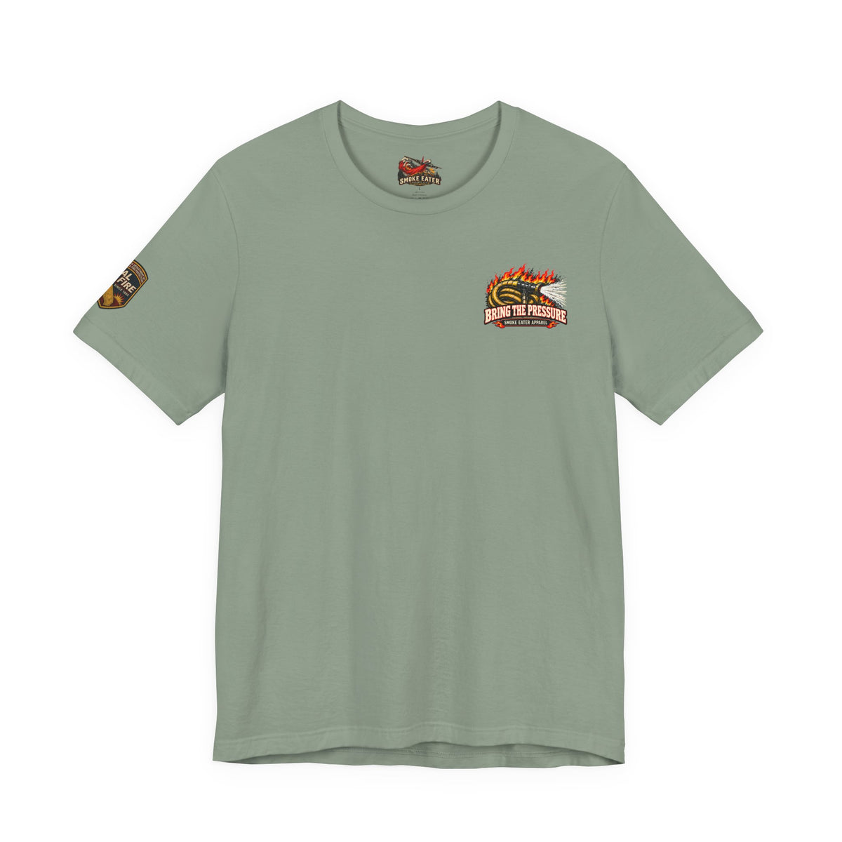 Bring the Pressure – Female Wildland Firefighter Hose Crew T-Shirt