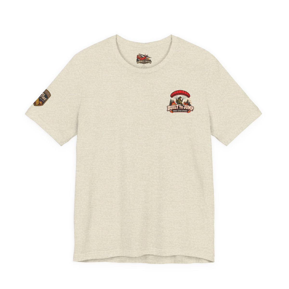 Built to Jump – Women’s Smokejumper Wildland Firefighter T-Shirt