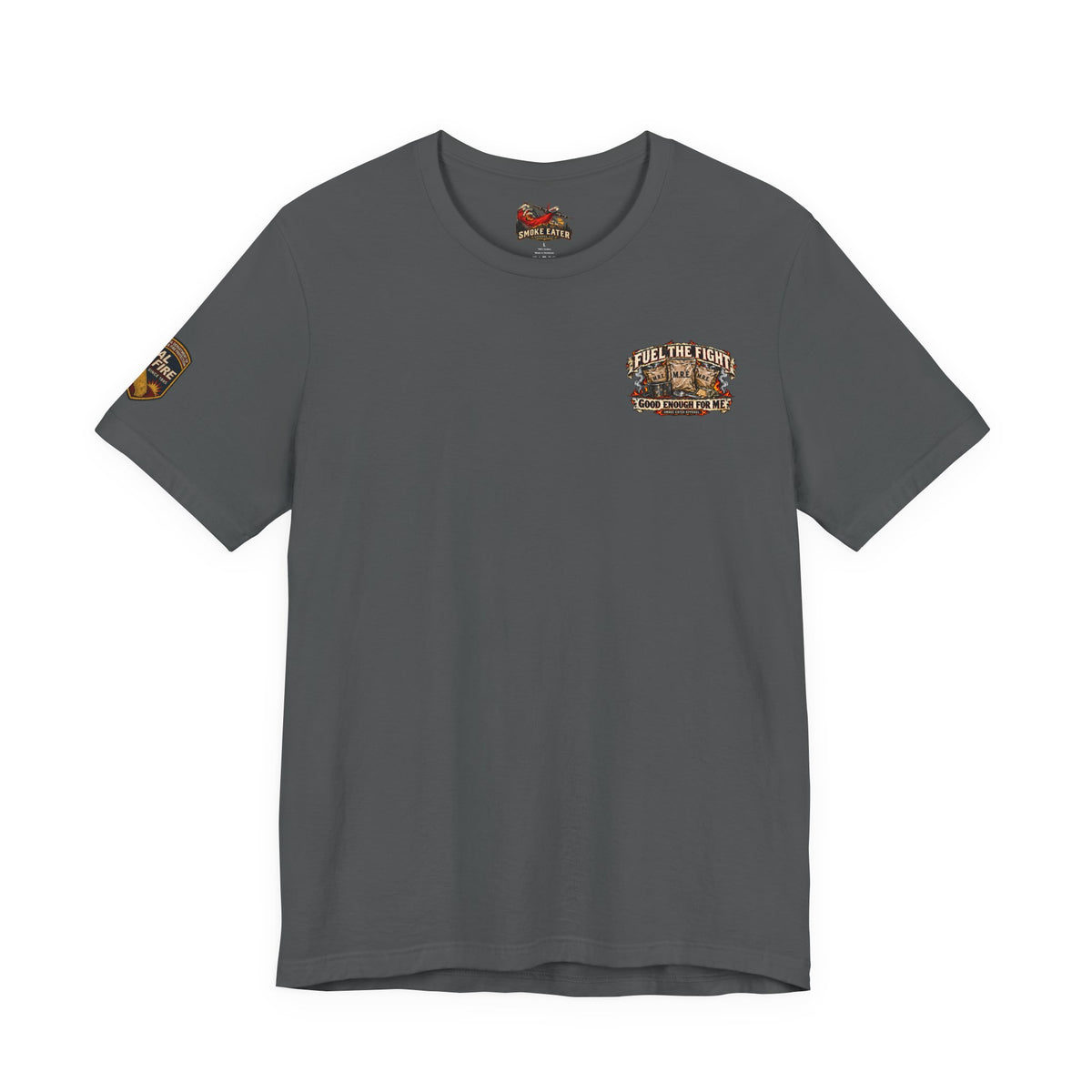 Meals Ready to Eat – Skeleton Wildland Firefighter M.R.E. T-Shirt