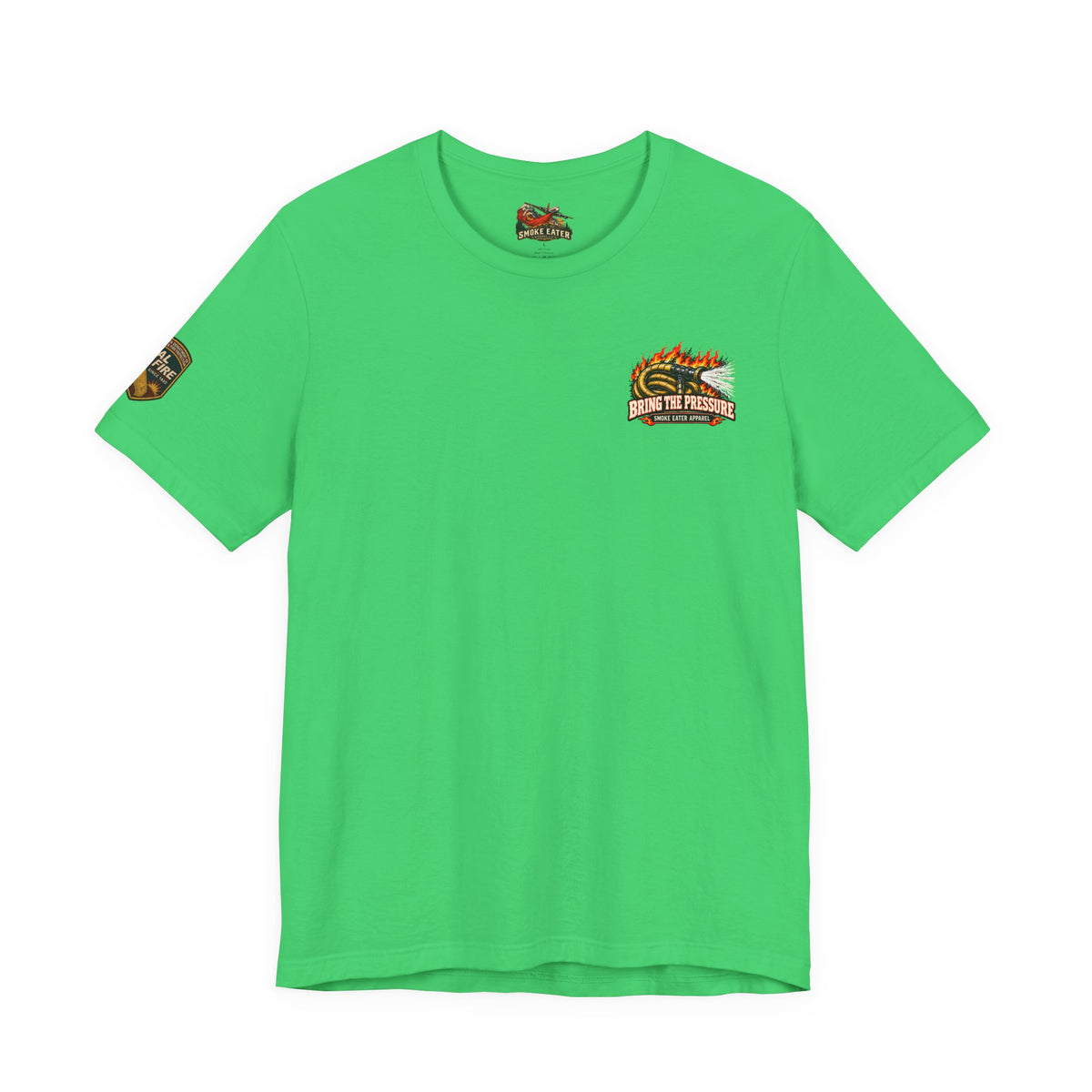 Bring the Pressure – Female Wildland Firefighter Hose Crew T-Shirt