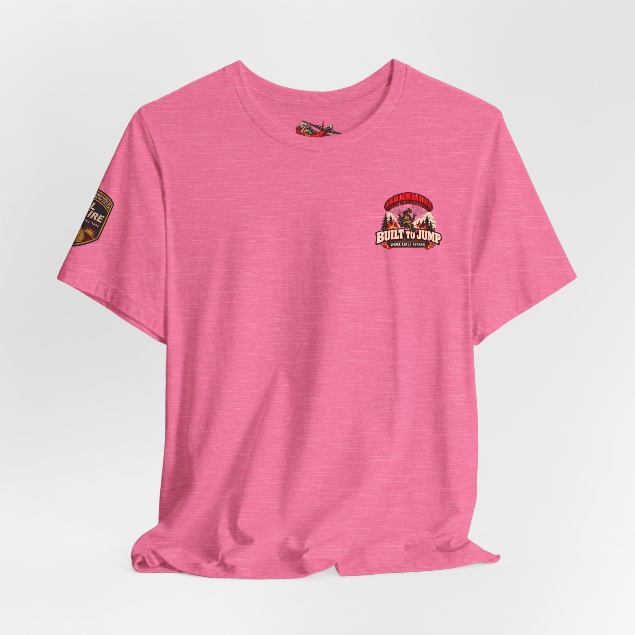 Built to Jump – Women’s Smokejumper Wildland Firefighter T-Shirt
