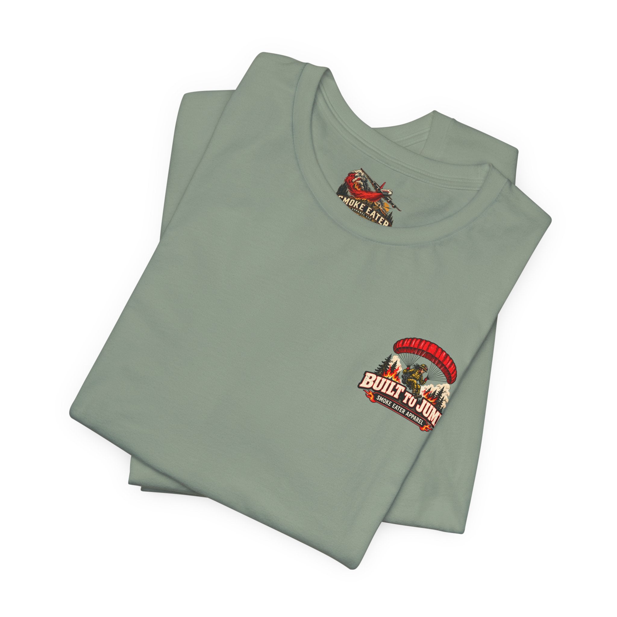 Built to Jump – Women’s Smokejumper Wildland Firefighter T-Shirt