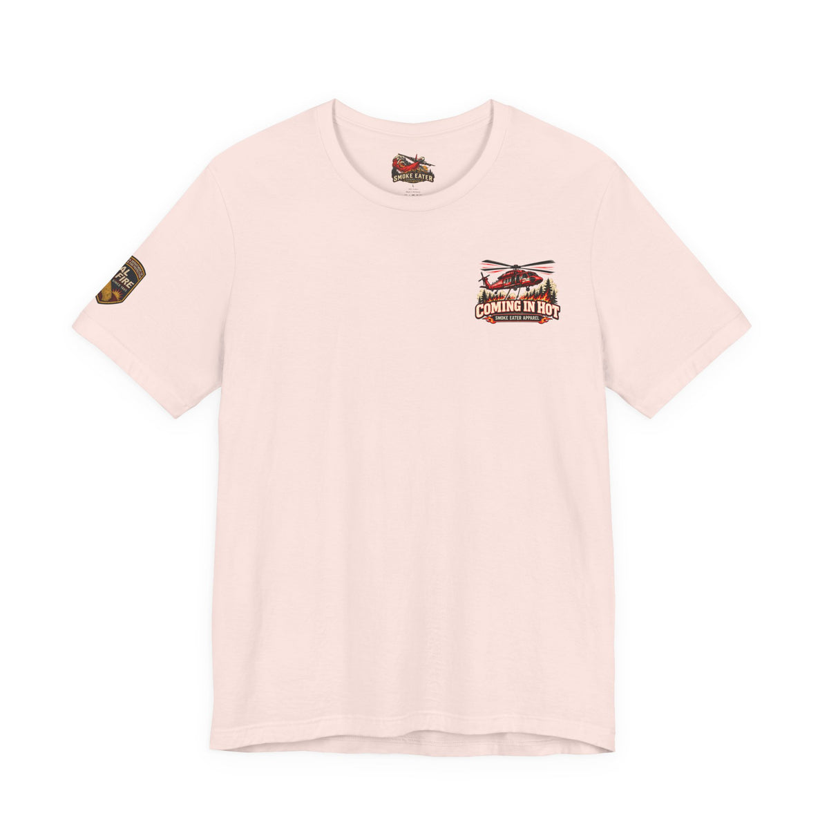 Coming in Hot – Female Helicopter Wildland Firefighter T-Shirt