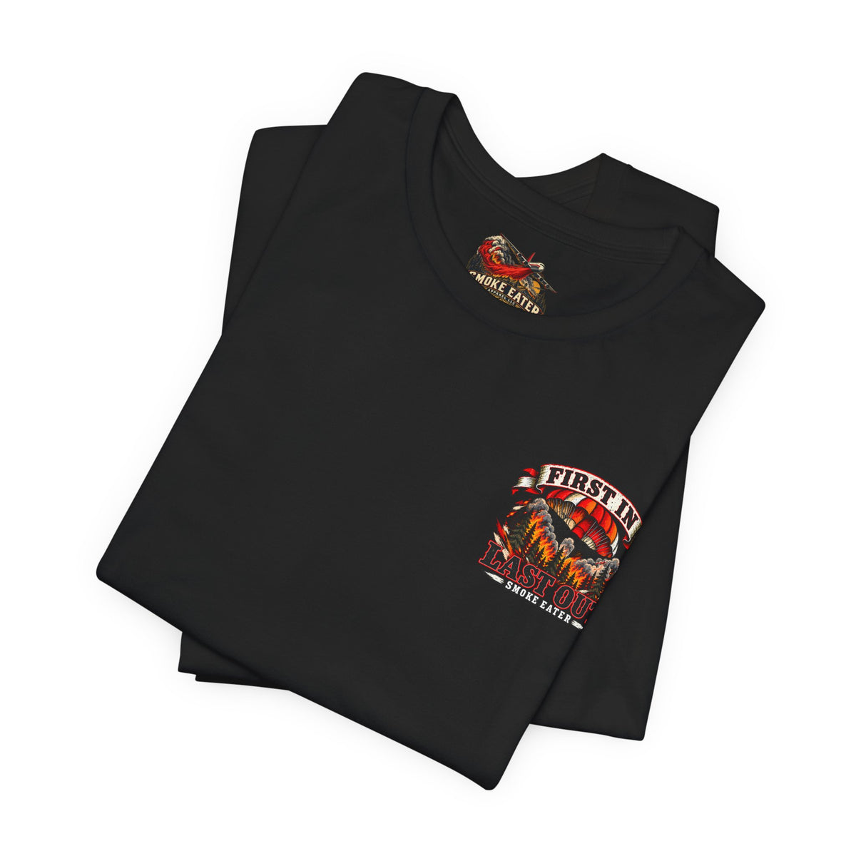 Copy of Skull Firefighter Graphic Tee | CAL FIRE Plane, Wildfire Smoke