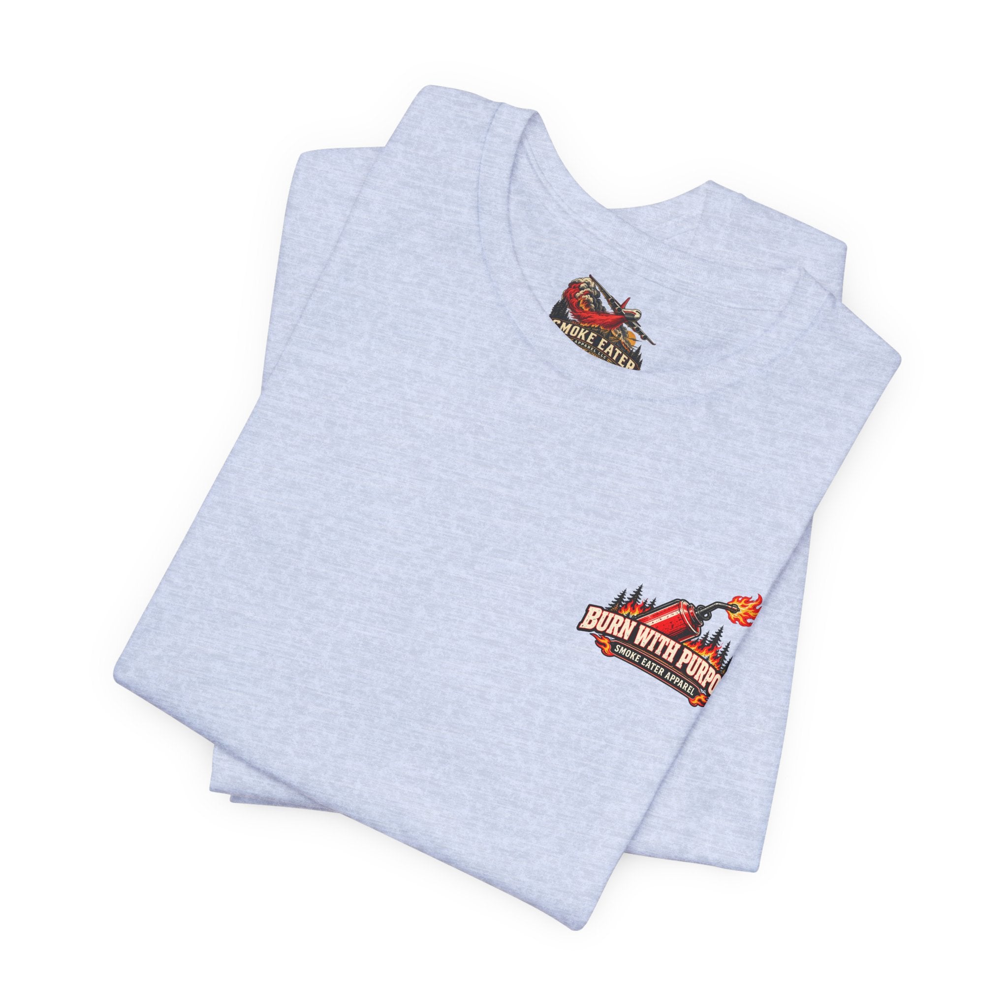 Burn With Purpose – Female Prescribed Burn Firefighter T-Shirt