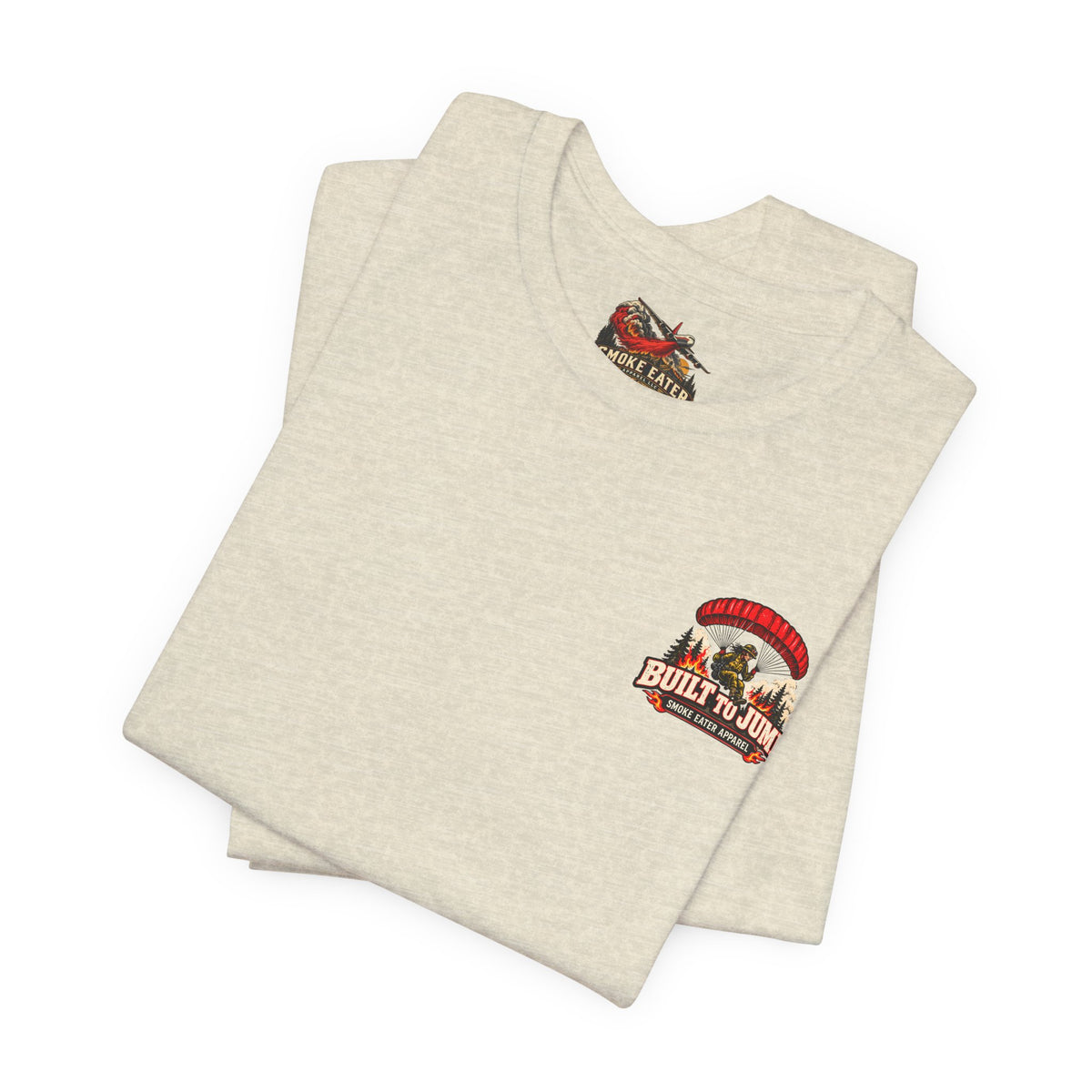 Built to Jump – Women’s Smokejumper Wildland Firefighter T-Shirt