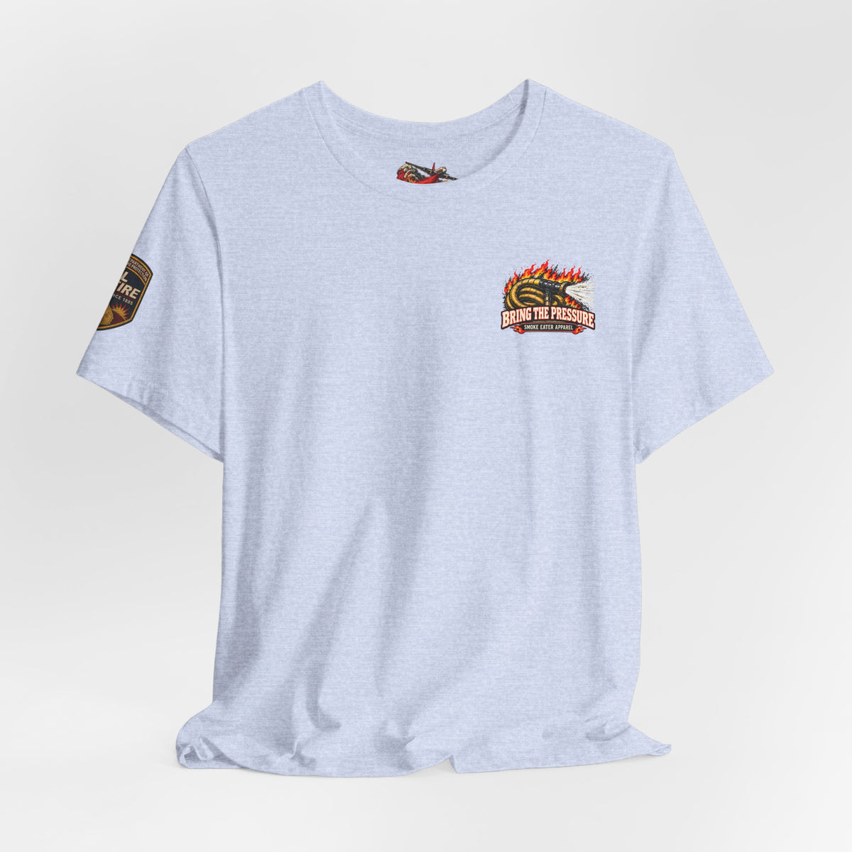Bring the Pressure – Female Wildland Firefighter Hose Crew T-Shirt