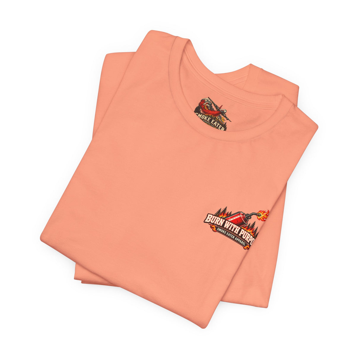 Burn With Purpose – Female Prescribed Burn Firefighter T-Shirt