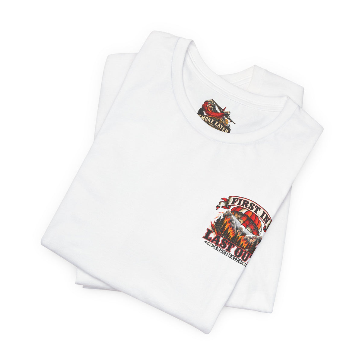 Skull Firefighter Graphic Tee | CAL FIRE Plane, Wildfire Smoke